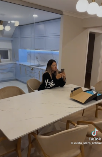 Imagini surprinse în penthouse-ul lui Culiță și al Danielei Iliescu / TikTok