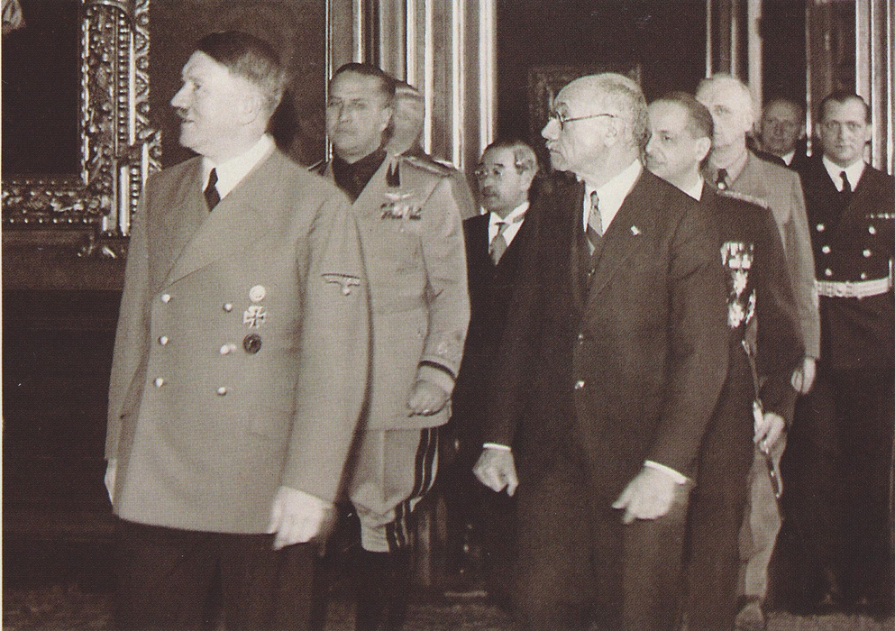 Adolf Hitler și Teleki Pal, în noiembrie 1940