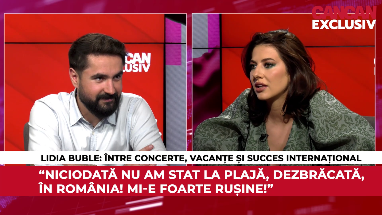 Lidia Buble este invitată în cea mai recentă ediție a emisiunii CANCAN EXCLUSIV (Foto: captură video)