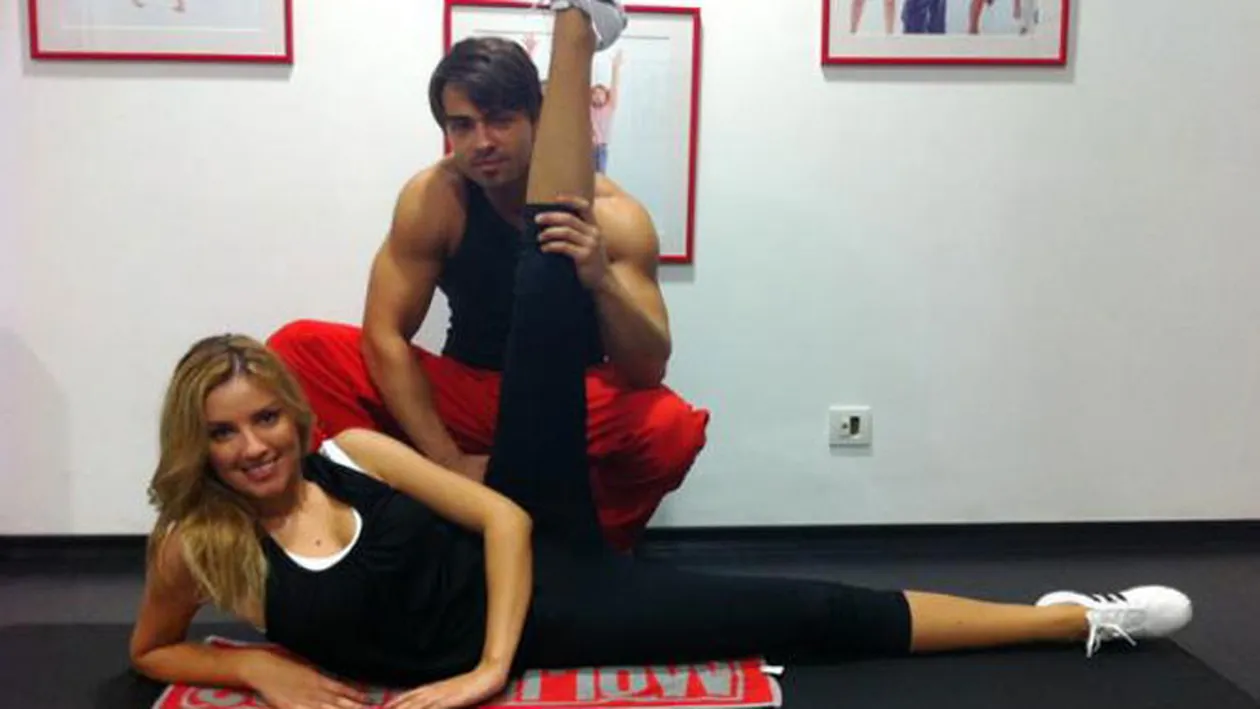 Daiana Anghel are antrenor personal de fitness: In momentul de fata ne axam pe picioare, abdomen si fesieri