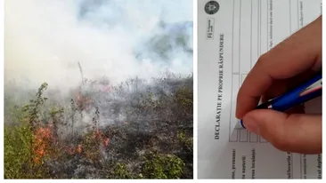 Un primar din Dâmbovița cere ajutorul localnicilor pentru a stinge un incendiu de vegetație. Oamenii ar ajuta, dar se confruntă cu o situație inedită