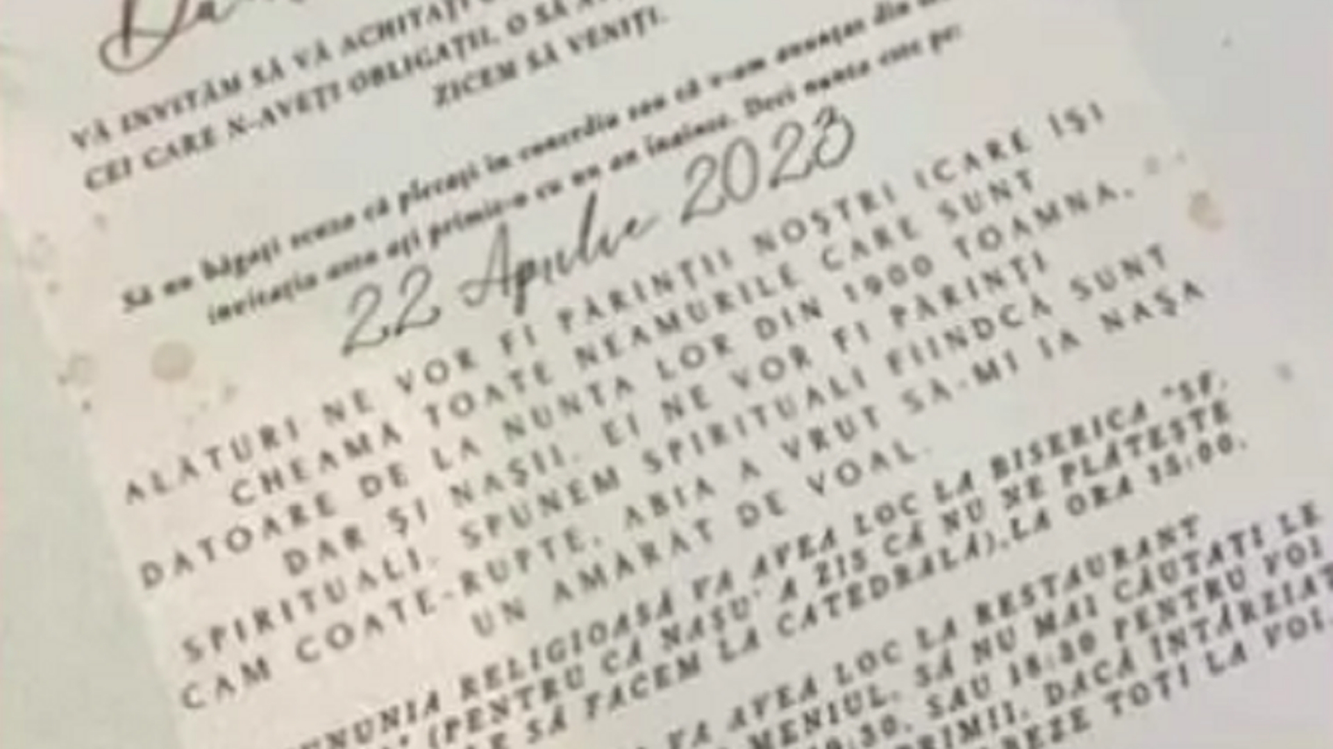 Doi miri au devenit virali, după ce au făcut publică invitația lor la nuntă: ”Să nu băgați scuza că...”