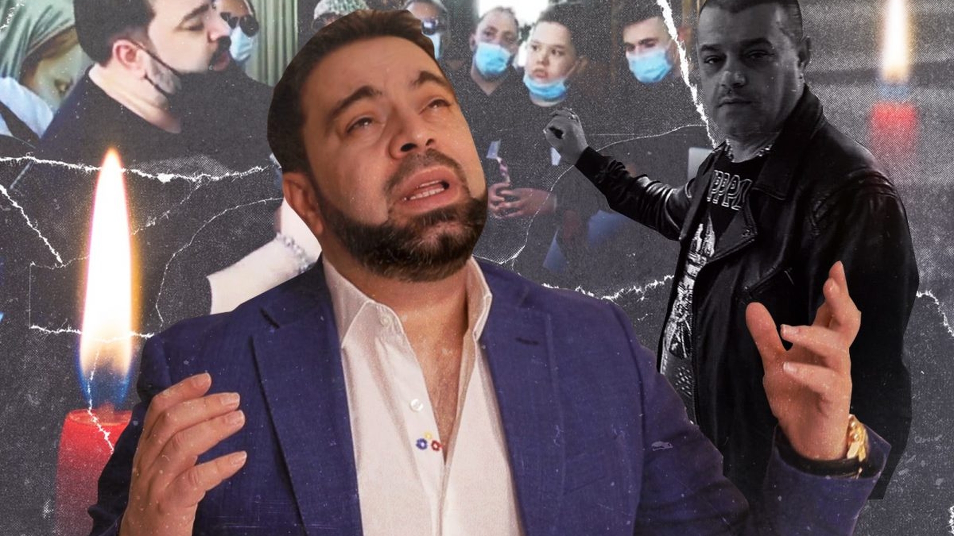 Florin Salam a interpretat cântece de jale la căpătâiul lui Ion Petrișor: “Pentru băieții lui, pentru nevasta lui”. Impresarul maneliștilor, condus pe ultimul drum astăzi | FOTO