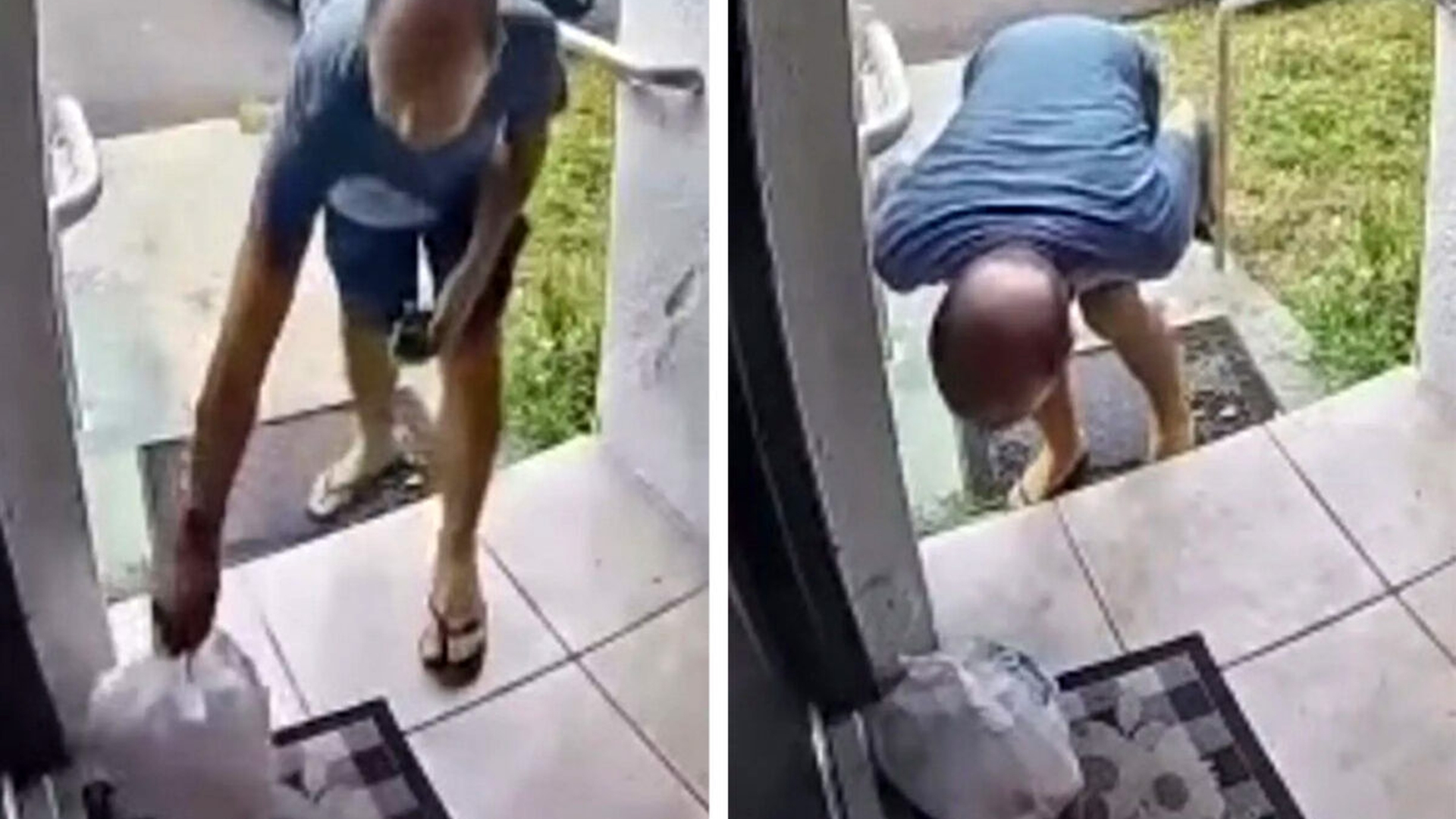 Cum s-a răzbunat livratorul din imagine, pentru că a primit un bacșiș "prea mic" pentru mâncarea comandată. Camerele de supraveghere au surprins momentul