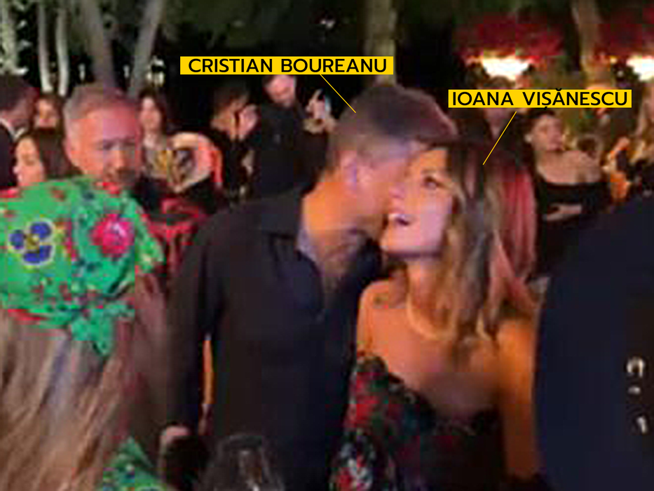 Cristian Boureanu flirtând cu Ioana Vișănescu / (Sursa: CANCAN.RO)