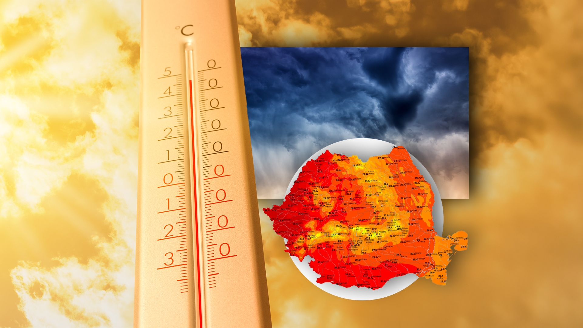 Prognoza meteo azi, 11 septembrie 2026. Cod roșu de vară în calendarul de toamnă! 36 de grade, disconfort termic și vijelii în România