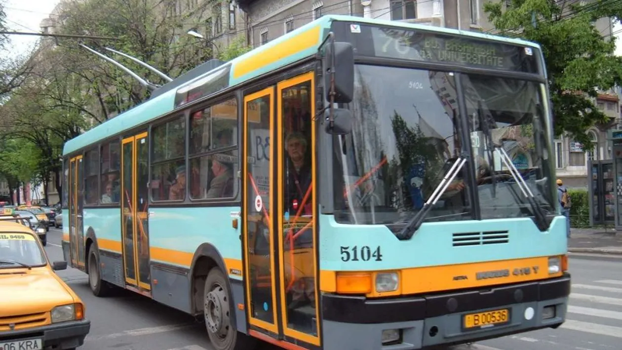 Troleibuzele din Capitală, scoase din trafic sâmbătă seară