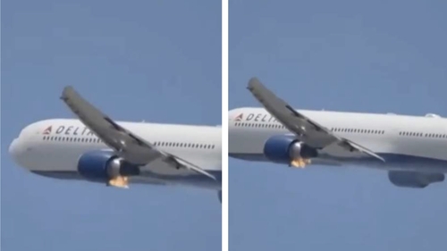 Panică la bordul unui avion aflat în aer! Unul din motoare a luat foc, informații de ultimă oră
