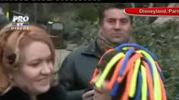 Viorica si Ionita din Clejani au dat in mintea copiilor! VEZI AICI cum s-au distrat la Disneyland!