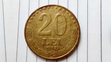 Mai știi celebra monedă de 20 lei cu chipul lui Ștefan cel Mare, din anii '90? Se vinde cu 120.000 de euro acum, în 2022