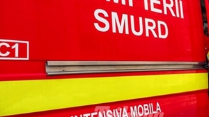 Un autobuz plin cu muncitori a luat foc în mers, în Arad!