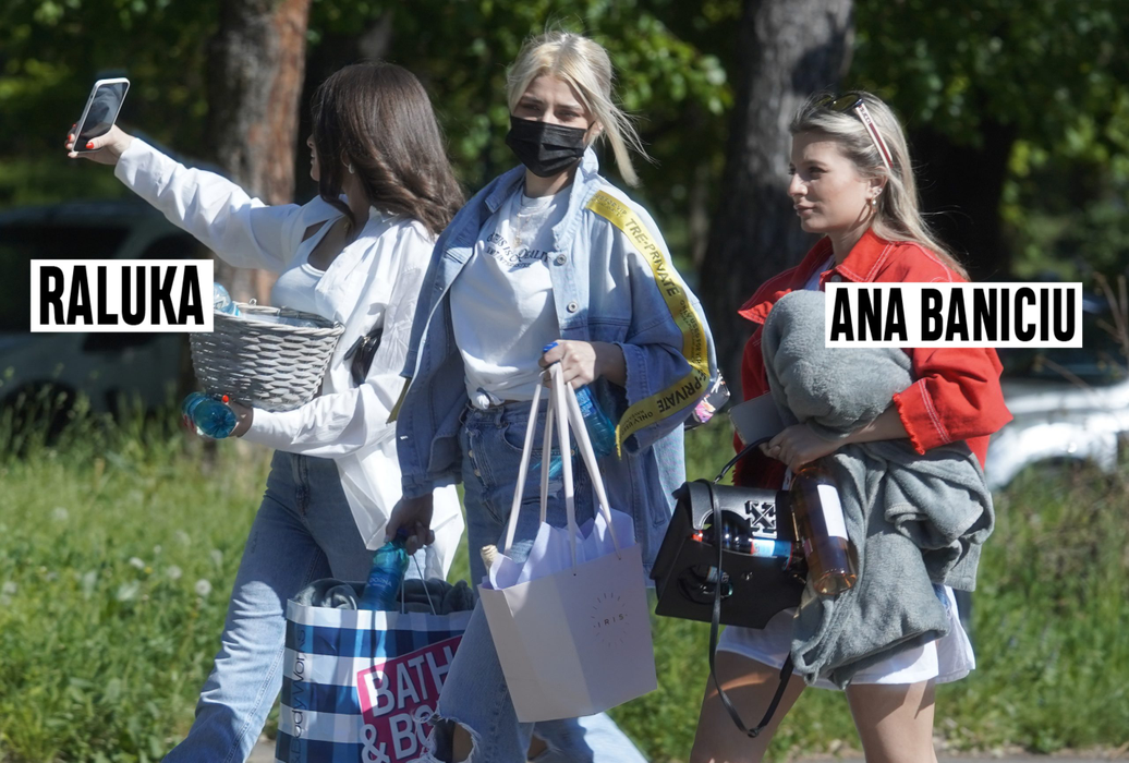 Ana, Raluka și Cristiana, în parcul Herăstrău