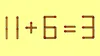 Test de inteligență | Mutați un singur chibrit pentru a corecta 11 + 6 = 3