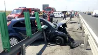 Accident pe Autostrada Soarelui! O victimă a fost încarcerată