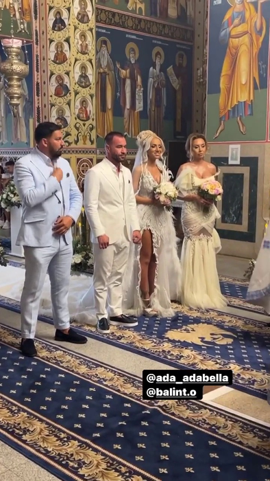 VIDEO | Imagini de la slujba religioasă a cununiei lui Nuțulică cu Ada. Momente pline de emoție!