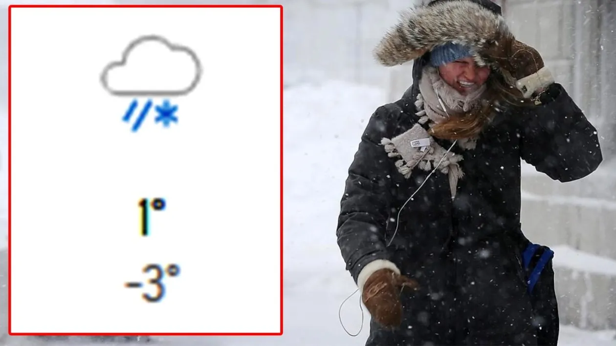 Lista orașelor din România în care ninge săptămâna viitoare. În ce zi vin ninsorile, potrivit meteorologilor Accuweather