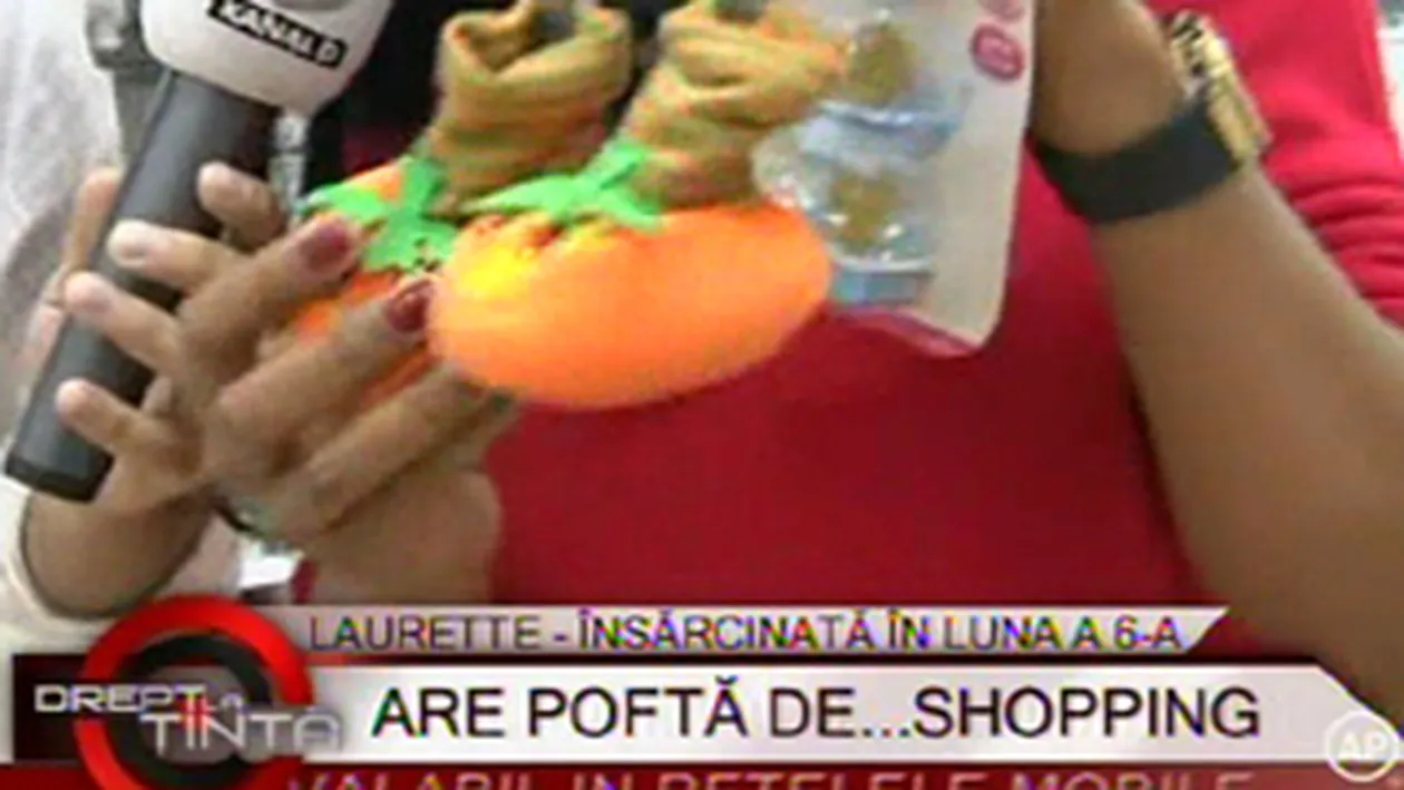 VIDEO Laurette, pentru prima data intr-un magazin pentru bebelusi! Vreau ca fetita mea sa vina pe lume in cele mai bune conditii