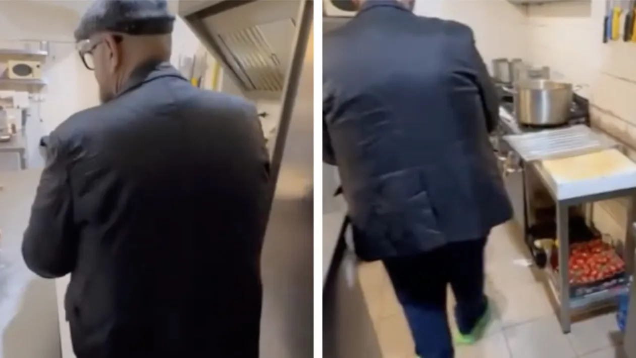 Piedone, la un pas de tragedie în timpul unui control la un restaurant din Craiova! Un zid s-a prăbușit FIX lângă șeful ANPC