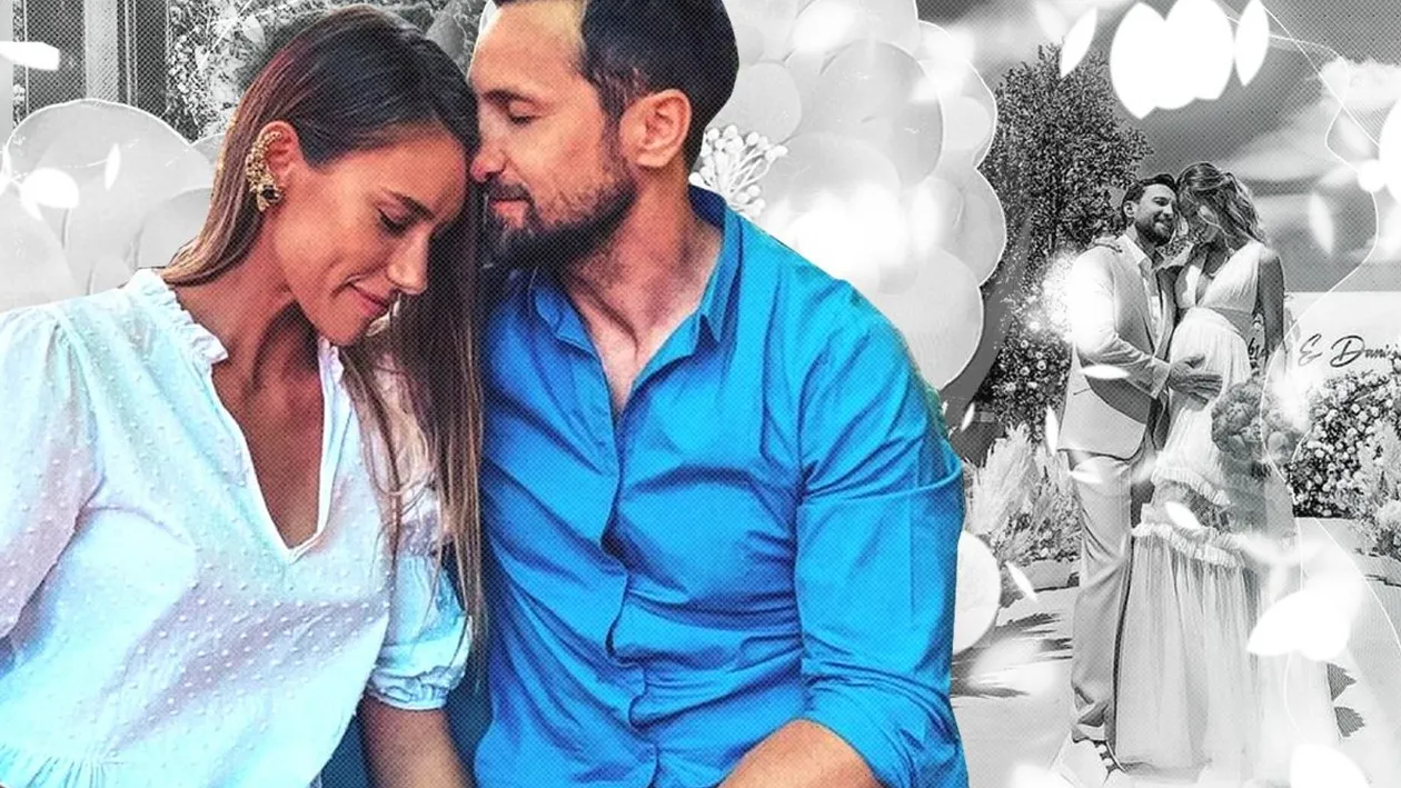 Dani Oțil și Gabriela Prisăcariu s-au căsătorit! Cum s-au îmbrăcat mirii în ziua cea mare