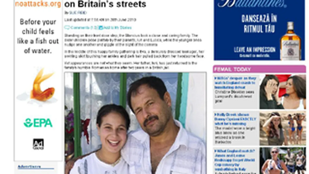 Rrom din Tandarei, condamnat in Anglia pentru ca si-a trimis fiica la cersit!