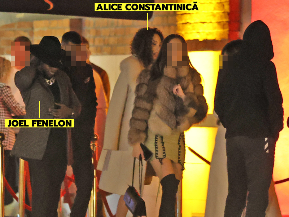 Alice și Joel, alături de câțiva prieteni (Foto: CANCAN.RO)
