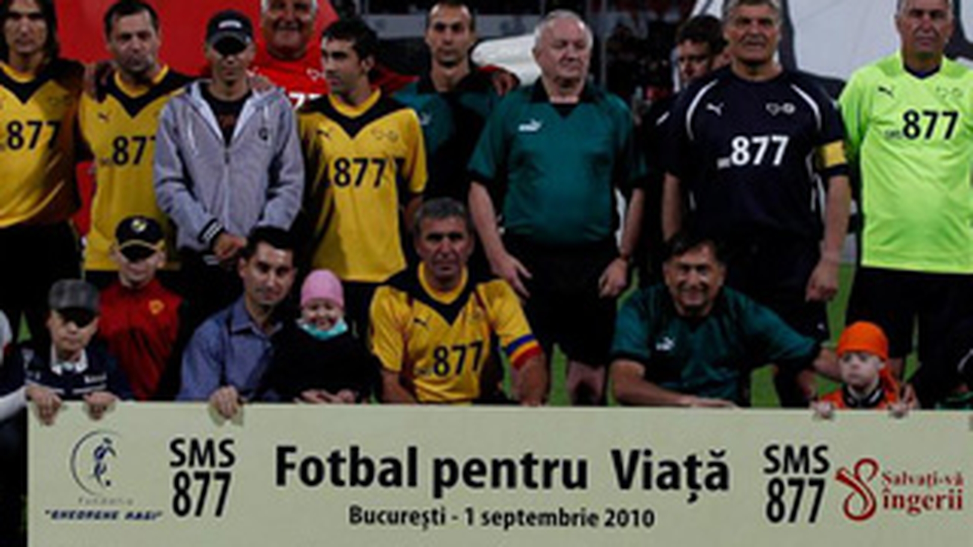 Meciul caritabil "Fotbal pentru viata" a strans 134.000 de euro!