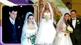 Cum au arătat Andreea Esca, Delia sau Andra când s-au căsătorit. Andreea Bănică a strălucit într-o rochie minusculă