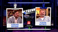 Actorul Tudor Petruț, cunoscut pentru rolul lui Șerban din Liceenii, este invitat la podcastul ALTCEVA cu Adrian Artene