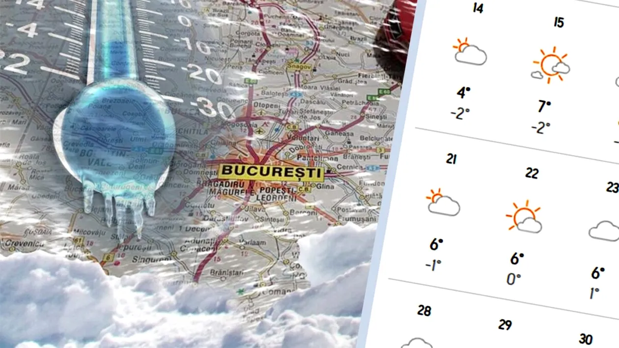 Meteorologii Accuweather au făcut anunțul: Ce se întâmplă începând cu 11 decembrie, în București și în toată România