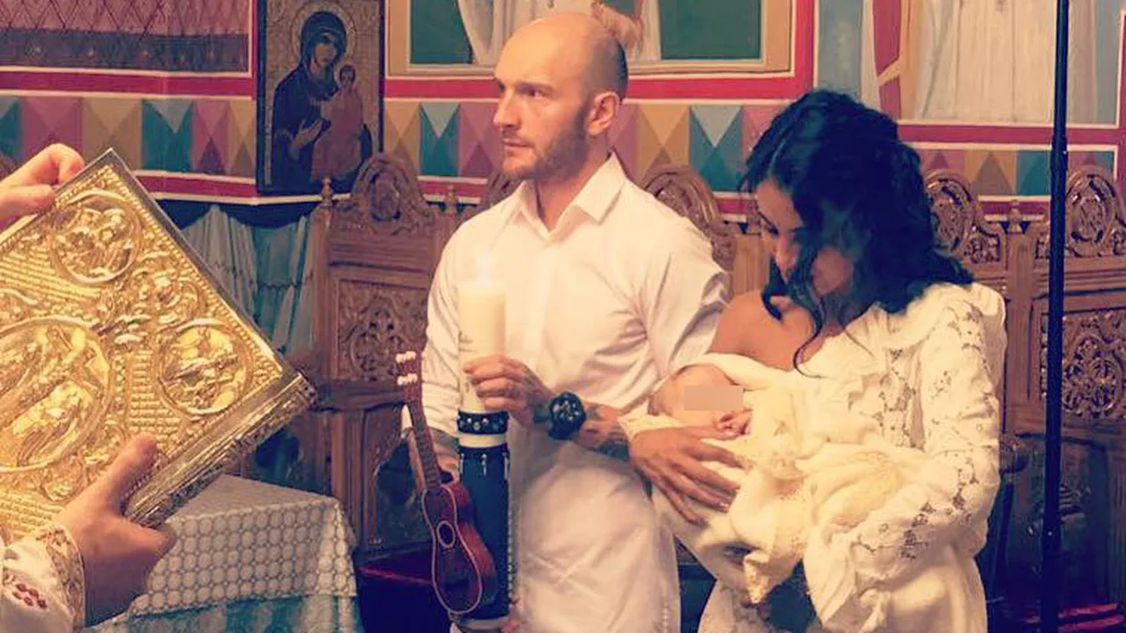 CĂTĂLIN BORDEA şi soţia lui, LIVIA, au devenit părinţi spirituali! Primele imagini de la eveniment