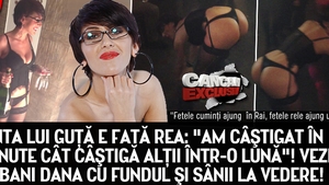 Amanta lui Guta profita de notorietate: "Pentru un dans de 12 minute am castigat cat castiga altii intr-o luna"