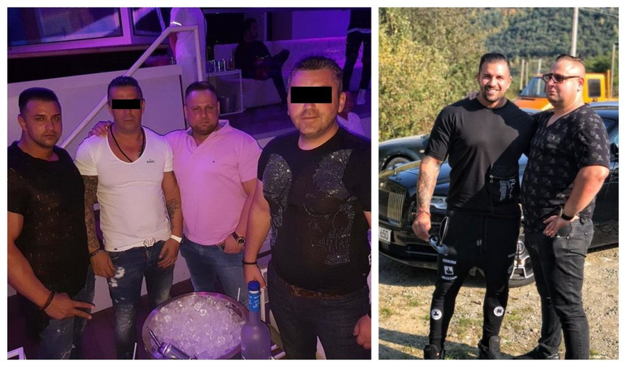 Cei doi fini, alături de alți prieteni într-o vacanță în Dubai în mai 2016 (foto stânga). Fostul soț al Biancăi Drăgușanu, alături de Adrian Tîmplaru la Arena Păltinis Rășinari pe 10 octombrie 2018 (foto dreapta) © Facebook