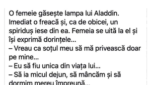 BANCUL ZILEI | O femeie găsește lampa lui Aladdin