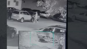 Un bărbat a fost surprins în timp ce incendia o mașină parcată pe străzile din Drobeta Turnu Severin