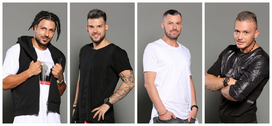 Raju – pe numele din buletin Nae Adrian Constantin –, Iulian Jucan, Andrei Poptelecan și Florin Rus sunt patru dintre concurenții de la “Puterea Dragostei”, sezonul 2. © wowbiz.ro