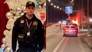El este tânărul care a murit ars de viu în mașina cuprinsă de flăcări, după ce s-a izbit de un autobuz. Sorin avea doar 26 de ani