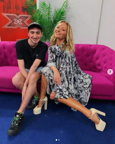 Ralph, unul dintre participanții de la “X Factor” 2020, a legat o prietenie strânsă cu Delia © Instagram