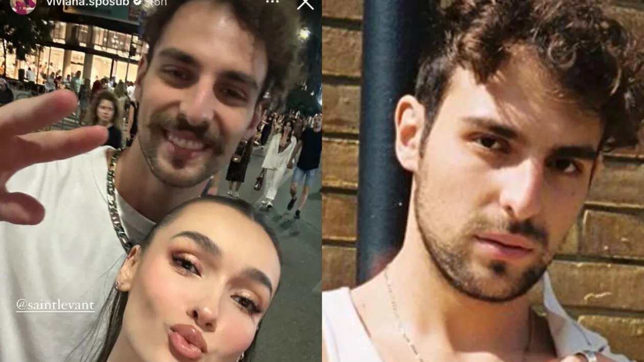 Cine este şi din ce face bani Saint Levant, noul iubit al Vivianei Sposub? E celebru şi seamănă leit cu George Burcea