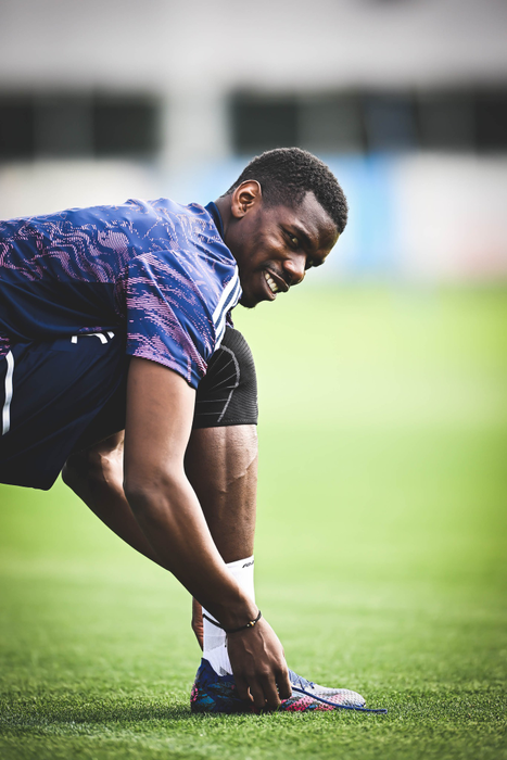 TURIN, ITALY - MARCH 08: Paul Pogba of Juventus during a training session ahead of their UEFA Europa League round of 16 leg one match against Sport-Club Freiburg at Juventus Stadium on March 8, 2023 in Turin, Italy. (Photo by Daniele Badolato - Juventus FC/Juventus FC via Getty Images)