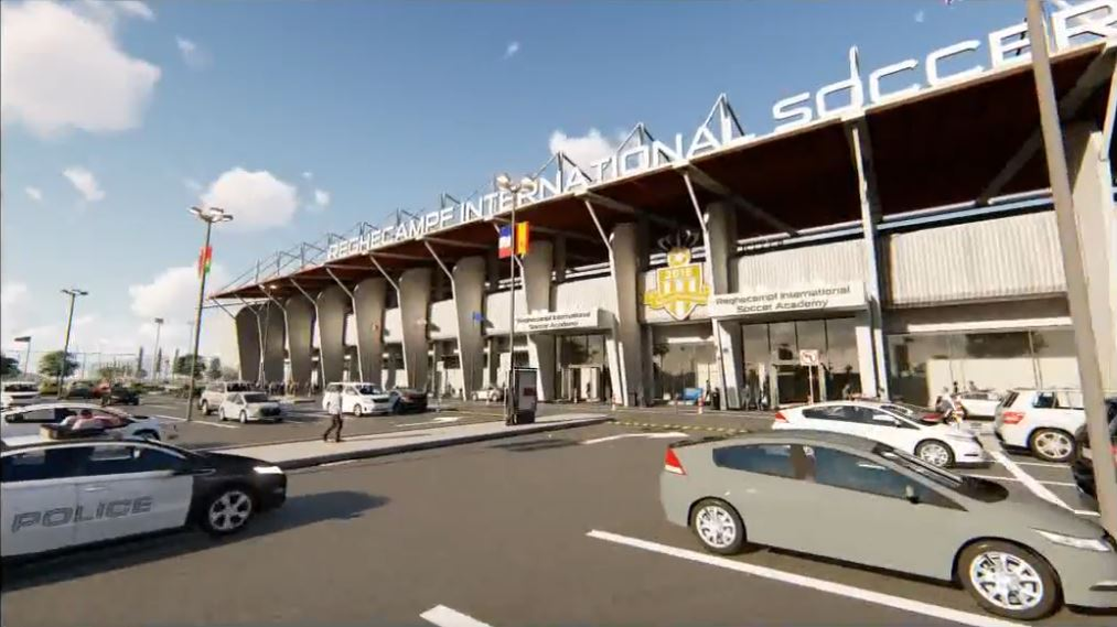Intrarea pe stadionul principal al Academiei