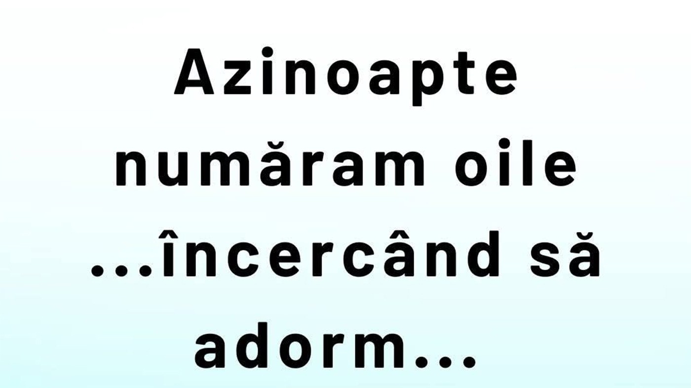 BANC | De ce se numără oile noaptea