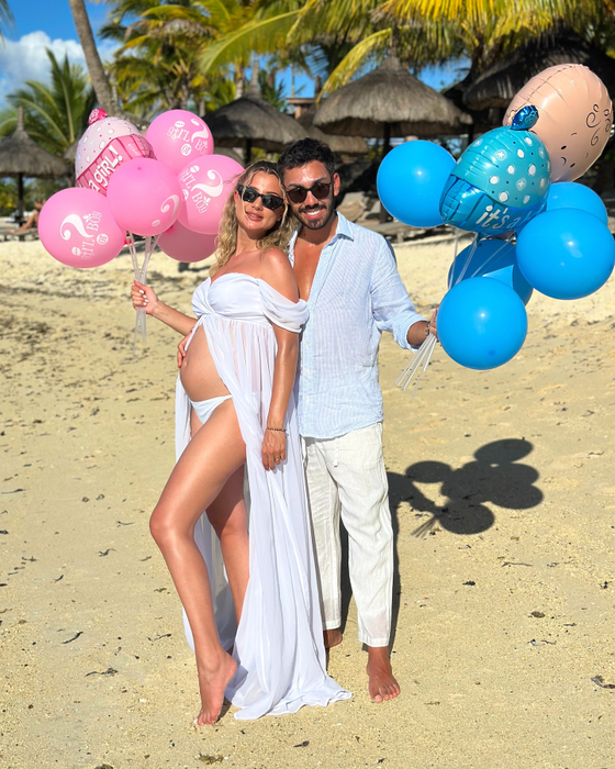 Claudia Puican și Armin Nicoară au devenit părinți/ Sursa foto: Instagram