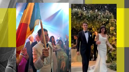 Momente unice de la nunta de 5,5 milioane de dolari de la Veneția! Ce a făcut miliardarul american al fiicei lui Geoană cu steagul României