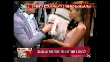 Cea mai bine imbracata artista isi prezinta garderoba! Vezi cum arata dressingul imperial al Corinei Bud!