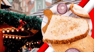 Cea mai scumpă nostalgie din comunism! Cât costă o felie de pâine cu untură la Târgul de Crăciun din Timișoara