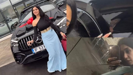 Melek și-a găsit mașina zgâriată în parcare. Văduva lui Dani Vicol vrea să meargă la Poliție: ”Aflu cine a făcut asta”
