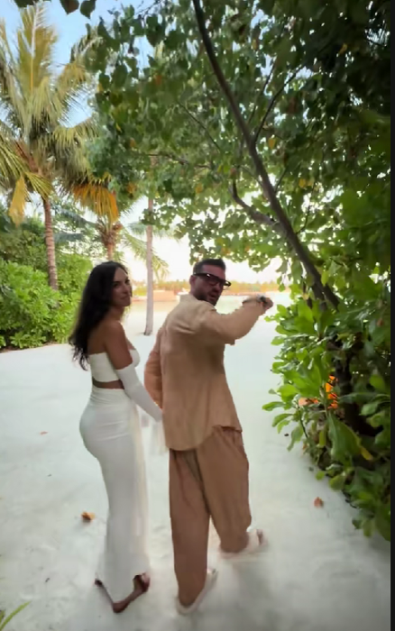 Andreea și Dorian Popa s-au căsătorit în Maldive/ Sursa foto: TikTok