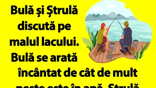 BANC | Bulă și Ștrulă discută pe malul lacului