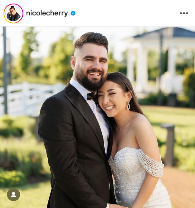 Cei doi au făcut cununia civilă în 2022, dar tot amână nunta Sursa: Instagram.com/Nicole Cherry