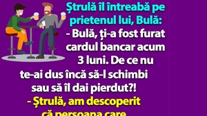 BANC | Cine i-a furat cardul bancar lui Bulă